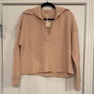 Free People Cozy Balletcore Knit Sweater, Size XS